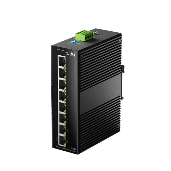 CUDY 8 PORT GIGABIT INDUSTRIAL SWITCH