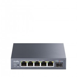 CUDY GS1010PS2 8-PORT GIGABIT, ΜΕ 2 GIGABIT SFP, ΜΕ 2 GbE, POE+, DESKTOP SWITCH