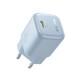 BASEUS PICOGO GAN, ΦΟΡΤΙΣΤΗΣ ΓΡΗΓΟΡΗΣ ΦΟΡΤΙΣΗΣ, ΘΥΡA TYPE-C, 45W, ΜΠΛΕ