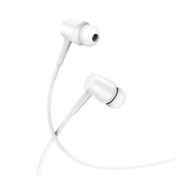 XO EP57 ΑΚΟΥΣΤΙΚΑ CROWN IN EAR 3.5MM JACK , ΛΕΥΚΑ