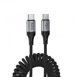 HOCO X121 NUEVO ΚΑΛΩΔΙΟ ΦΟΡΤΙΣΗΣ TYPE-C ΣΕ TYPE-C, 60W, ΜΑΥΡΟ