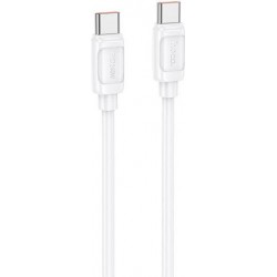 HOCO X115 SURPASS ΚΑΛΩΔΙΟ ΦΟΡΤΙΣΗΣ, 60W, TYPE-C ΣΕ TYPE-C, ΛΕΥΚΟ