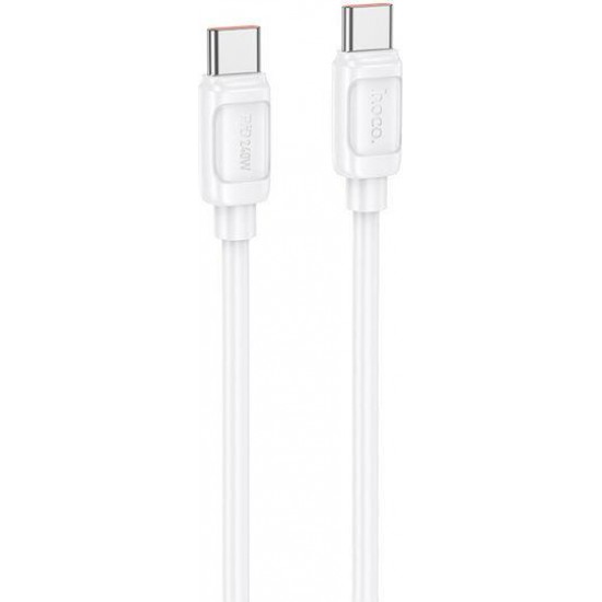 HOCO X115 SURPASS ΚΑΛΩΔΙΟ ΦΟΡΤΙΣΗΣ, 60W, TYPE-C ΣΕ TYPE-C, ΛΕΥΚΟ
