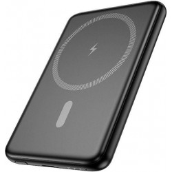 HOCO J140A TONY POWERBANK, PD20W, 5000MAH, MAGSAFE, ΜΑΥΡΟ