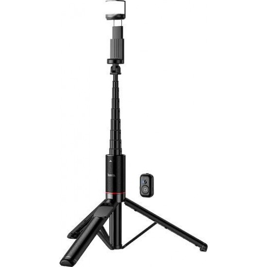 HOCO K34 ΒΑΣΗ LIVE BROADCAST ΜΕ ΦΩΣ, BLUETOOTH 5.2, 75MAH, ΜΑΥΡΟ