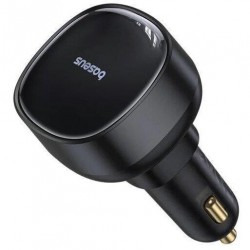 BASEUS ENJOYMENT PRO, ΦΟΡΤΙΣΤΗΣ ΑΥΤΟΚΙΝΗΤΟΥ, ΚΑΛΩΔΙΟ TYPE-C, 60W, ΜΑΥΡΟ