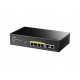 CUDY FS1006P 4+2Port 10/100M PoE+ SWITCH, 60W