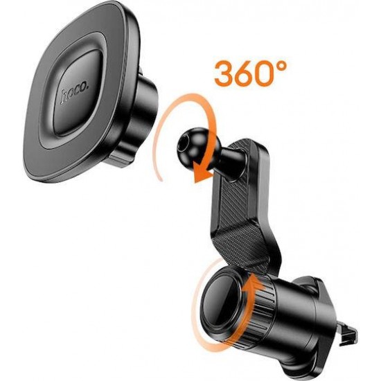 HOCO H74 CROWN, ΒΑΣΗ ΣΤΗΡΙΞΗΣ, ΑΕΡΑΓΩΓΟΥ, ΜΑΥΡΗ