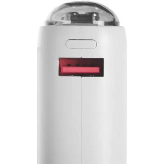 HOCO J157 LEADER, POWEBANK, 10000MAh, ΜΕ ΕΝΣΩΜΑΤΩΜΕΝΟ ΚΑΛΩΔΙΟ TYPE-C, 22.5W, ΟΘΟΝΗ LED, ΛΕΥΚΟ