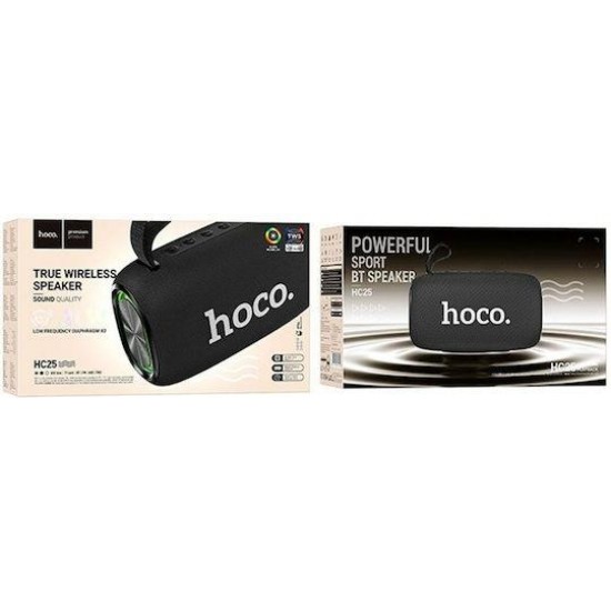HOCO HC25 RADIANTE, BLUETOOTH ΗΧΕΙΟ, SPORTS, ΜΑΥΡΟ