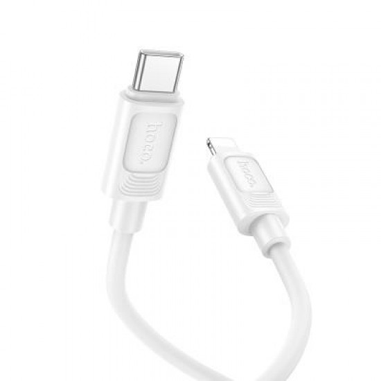 HOCO X122 BENEFIT, ΚΑΛΩΔΙΟ ΦΟΡΤΙΣΗΣ, 27W, TYPE-C ΣΕ LIGHTNING, ΛΕΥΚΟ