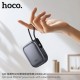 HOCO Q49 PEAK, POWEBANK, 10000MAh, ΜΕ 2 ΕΝΣΩΜΑΤΩΜΕΝΑ ΚΑΛΩΔΙΑ, ΓΚΡΙ