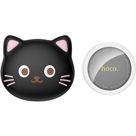 HOCO E91D TIGER, ANTI-LOST, ΓΙΑ ΚΟΛΑΡΟ ΓΑΤΑΣ, ΜΟΝΟ IOS, ΜΑΥΡΟ