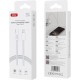 XO NB-Q260C, ΚΑΛΩΔΙΟ ΦΟΡΤΙΣΗΣ, TYPE-C ΣΕ LIGHTNING, 27W, 3M, ΛΕΥΚΟ