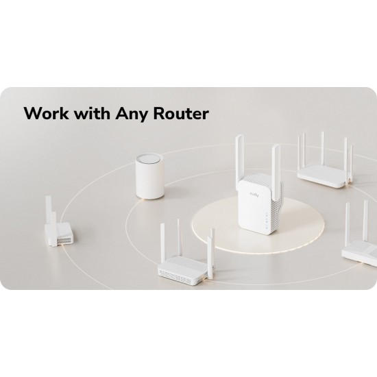 CUDY N300, WIFI MESH REPEATER, 300MBps