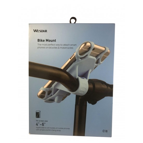 WESDAR C18 ΒΑΣΗ ΣΤΗΡΙΞΗΣ ΚΙΝΗΤΟΥ ΣΕ ΤΙΜΟΝΙ ΠΟΔΗΛΑΤΟΥ, ΚΟΚΚΙΝΟ