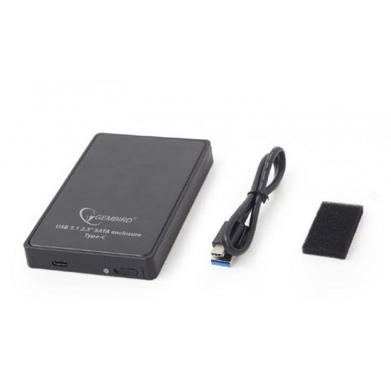 GEMBIRD ΘΗΚΗ USB 3.1 2.5 enclosure, Type-C