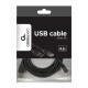 CABLEXPERT ΚΑΛΩΔΙΟ USB EXTENSION 2.0 MALE-FEMALE ΜΕ ΦΕΡΡΙΤΗ 5m