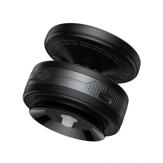 HOCO H87 DRAGON ΗΛΕΚΤΡΙΚΗ ΜΑΓΝΗΤΙΚΗ ΒΑΣΗ ΑΥΤΟΚΙΝΗΤΟΥ, ΜΑΥΡΗ