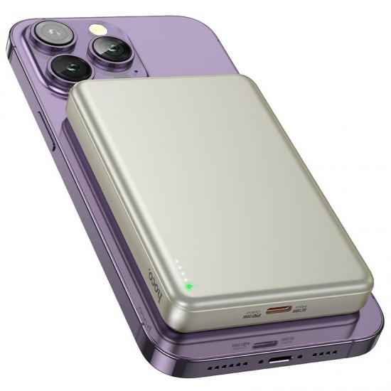 HOCO Q26A JOY POWERBANK, ΜΑΓΝΗΤΙΚΟ, 10.000MAH, ΧΡΥΣΟ