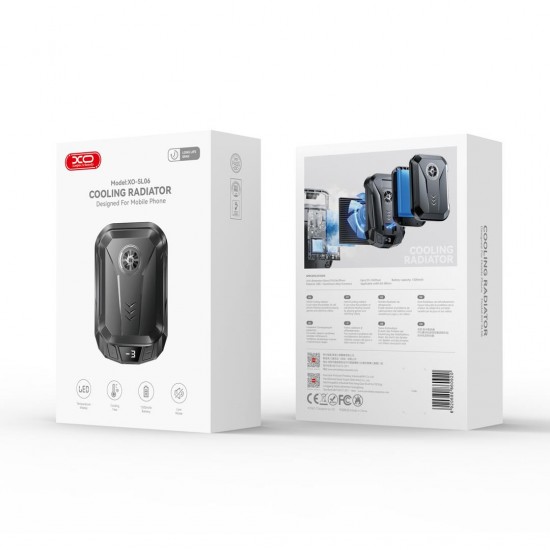 XO SL06 ΦΟΡΗΤΗ ΨΥΞΗ ΚΙΝΗΤΗΣ ΣΥΣΚΕΥΗΣ, ΜΑΥΡΟ