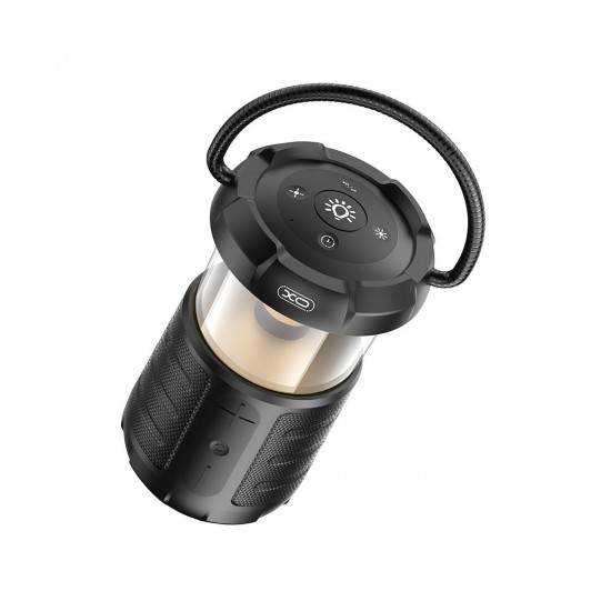 XO F49 ΦΟΡΗΤΟ ΔΙΠΛΟ ΗΧΕΙΟ BLUETOOTH, ΜΕ ΛΑΜΠΑ, 15W, ΜΑΥΡΟ