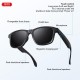 XO E9 SMART AUDIO GLASSES UV PROTECTION SUNGLASSES, ΜΑΥΡΟ