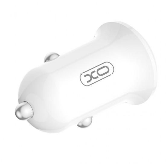XO CC68 MINI ΦΟΡΤΙΣΤΗΣ ΑΥΤΟΚΙΝΗΤΟΥ, 18W, ΛΕΥΚΟ