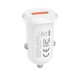 XO CC68 MINI ΦΟΡΤΙΣΤΗΣ ΑΥΤΟΚΙΝΗΤΟΥ, 18W, ΛΕΥΚΟ