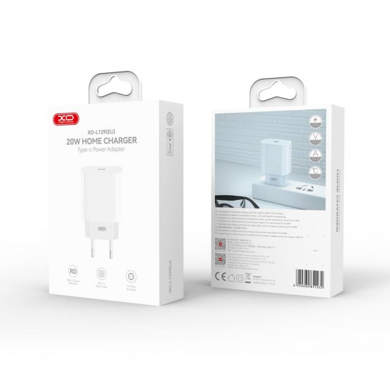 XO L129 ΦΟΡΤΙΣΤΗΣ 20W, ΛΕΥΚΟΣ