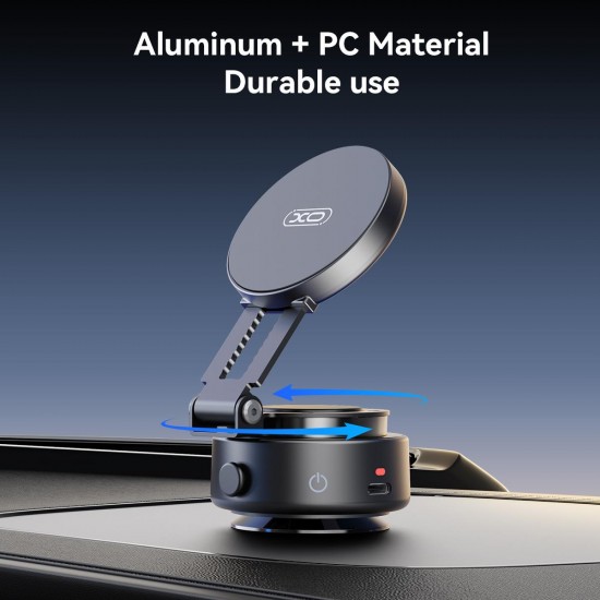 XO C168 ROTARY ΜΑΓΝΗΤΙΚΗ ΒΑΣΗ ΣΤΗΡΙΞΗΣ, BENTOYZA, ΜΑΥΡΟ