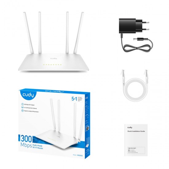 CUDY WR300S N300 WIFI ROUTER