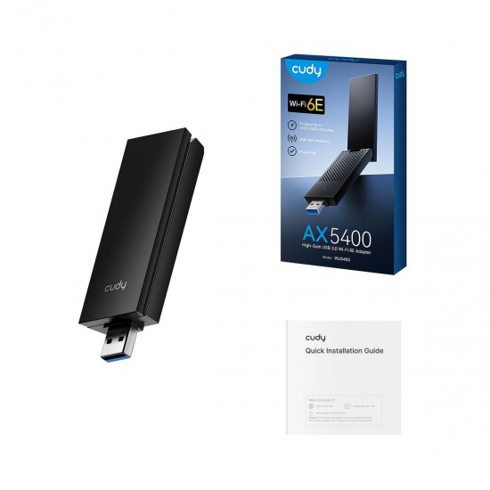 CUDY WU5400 AX5400 USB 3.0 ΚΕΡΑΙΑ ΥΠΟΛΟΓΙΣΤΗ, WIFI6/6E