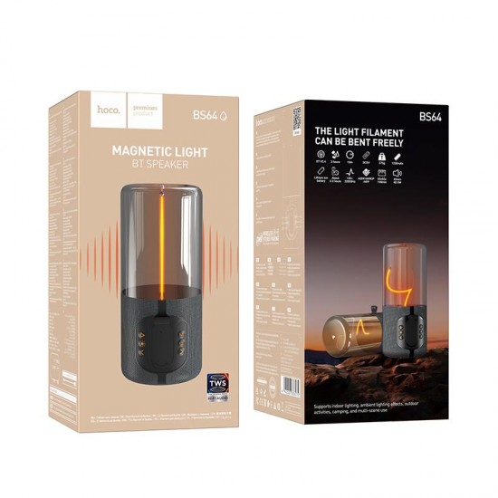 HOCO BS64 ROCKER BLUETOOTH SPEAKER, ΓΚΡΙ