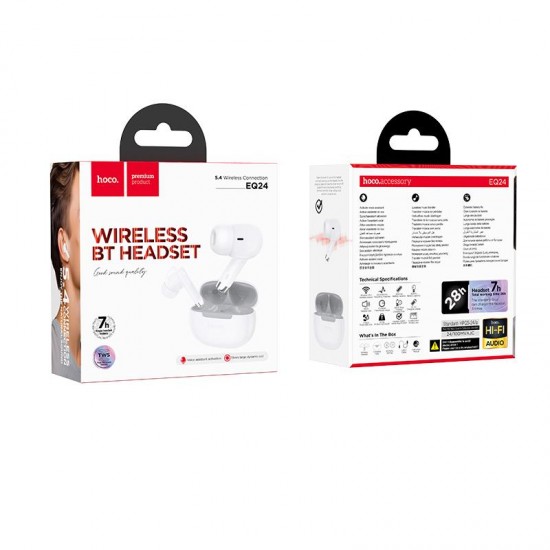HOCO EQ24 ESTRELLA WIRELESS HEADSET, ΛΕΥΚΟ