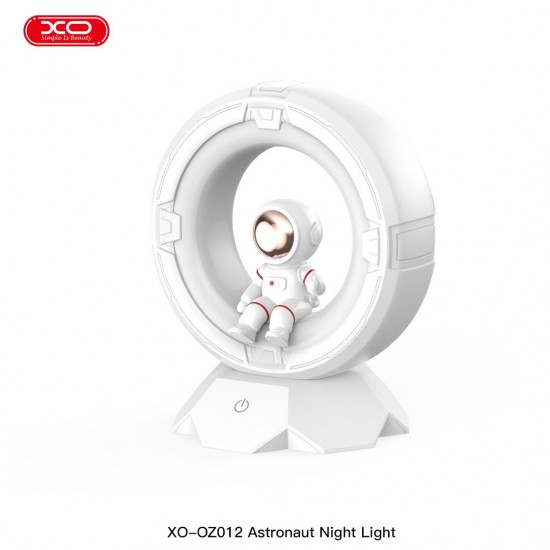 XO OZ12 ΦΩΤΙΣΤΙΚΟ ΝΥΧΤΑΣ STARGATE ΑΣΤΡΟΝΑΥΤΗΣ, 3 ΑΠΟΧΡΩΣΕΙΣ ΛΕΥΚΟΥ, 1200MAH