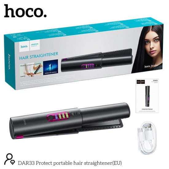 HOCO DAR33 PROTECT ΦΟΡΗΤΗ ΣΥΣΚΕΥΗ ΙΣΙΩΜΑΤΟΣ, 5000mAh, 200C, ΓΚΡΙ