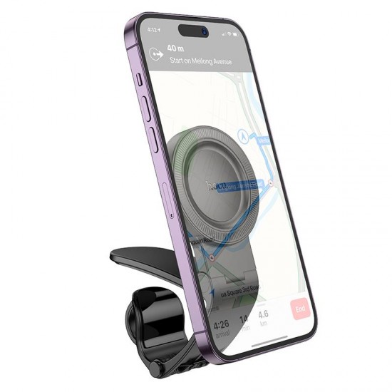 HOCO H60 SHOW RING MAGNETIC ΒΑΣΗ ΑΥΤΟΚΙΝΗΤΟΥ, ΜΑΥΡΟΣ