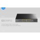 CUDY GS1018PS2 16-PORT GIGABIT PoE+ SWITCH +2 UPLINK GIGABIT PORT + 2 GIGABIT SFP PORTS,200W