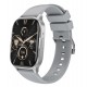 XO J10 AMOLED SCREEN STAR MIST MAGNETIC SQUARE SMART WATCH, CALL FUNCTION, ΓΚΡΙ