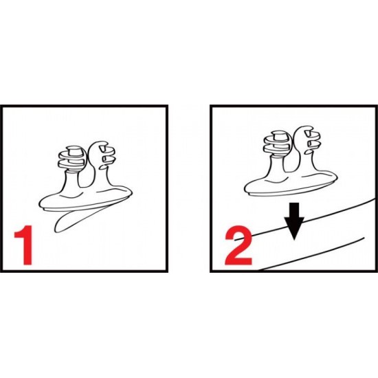 GEMBIRD CC01 ΑΥΤΟΚΟΛΛΗΤΟ ΚΛΙΚ ΣΤΕΡΕΩΣΗΣ ΚΑΛΩΔΙΩΝ, 8τεμ