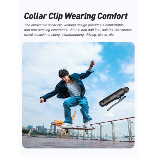 FIRO H16J BUSINESS BLUETOOTH RETRACTABLE EARPHONE ΜΕ ΟΘΟΝΗ, ΜΑΥΡΟ