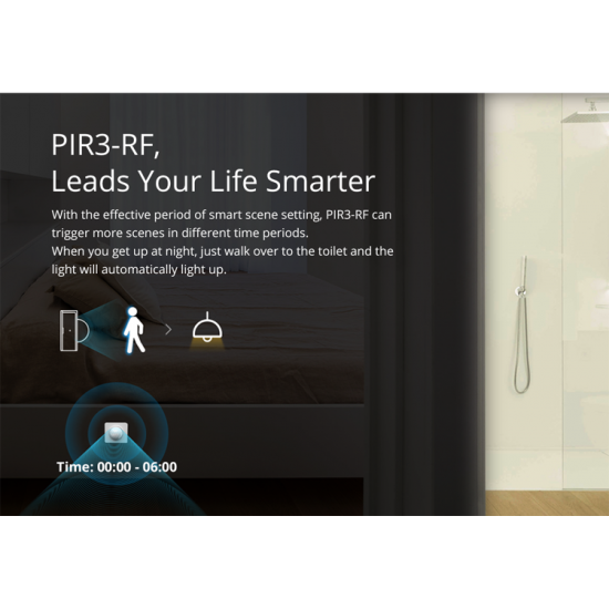 SONOFF ΑΙΣΘΗΤΗΡΑΣ ΚΙΝΗΣΗΣ PIR3 - RF