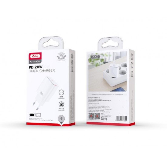 XO L90B ΦΟΡΤΙΣΤΗΣ 20W, PD, 1 ΘΥΡΑ