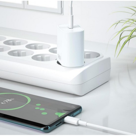 XO L91 ΦΟΡΤΙΣΤΗΣ 25W TYPE-C, 1 ΘΥΡΑ, ΛΕΥΚΟΣ