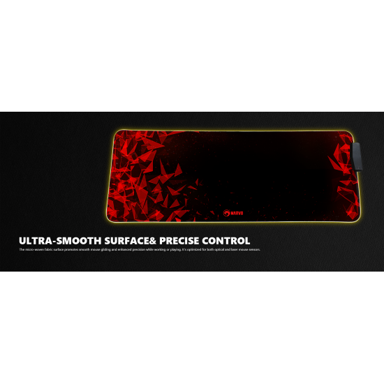 MARVO MOUSEPAD MG011 ΜΕ RGB ΦΩΣ, 900x300 mm