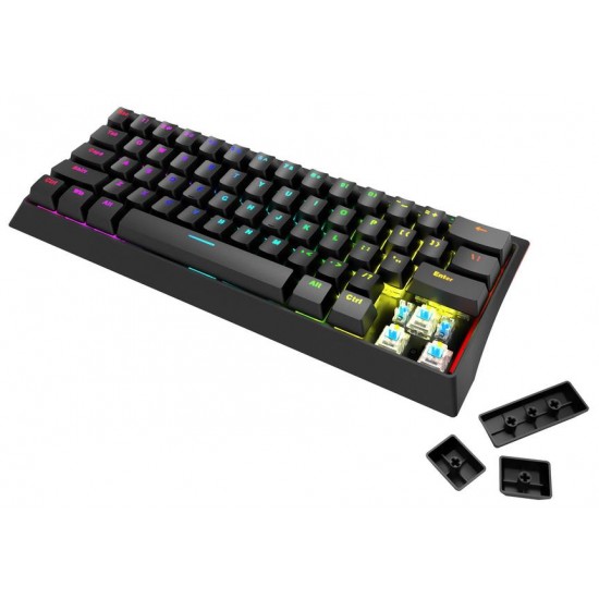 MARVO KG962 GAMING RGB ΜΗΧΑΝΙΚΟ ΠΛΗΚΤΡΟΛΟΓΙΟ, ΜΑΥΡΟ