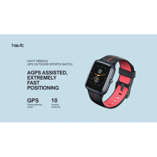 HAVIT SMART WATCH M9002G, ΜΑΥΡΟ