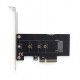 GEMBIRD M.2 SSD ADAPTER PCI-E WITH EXTRA LOW PROFILE BRACKET