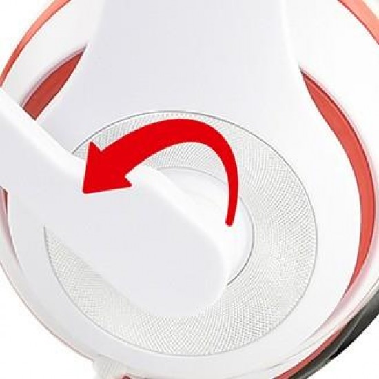 GEMBIRD HEADSET ΛΕΥΚΟ/ΚΟΚΚΙΝΟ MHS-003